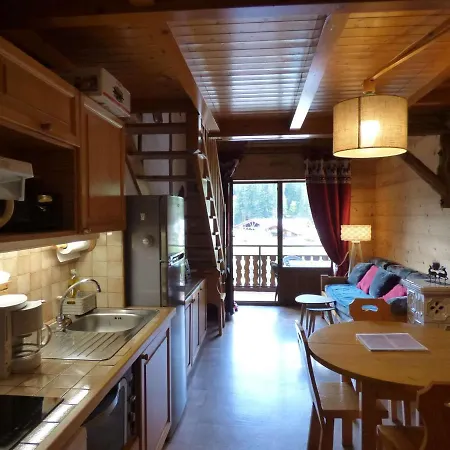 Apartment Bel 2p+mezz, 40m², Centre Grand-bornand, 6 Pers, Balcon Sud, 600m Telecabines, Garage - Fr-1-458-180 *